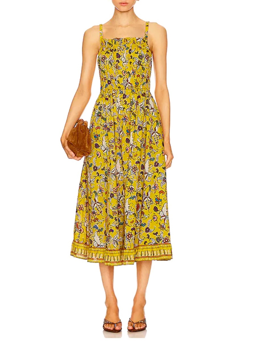 Cleobella Winona Midi Dress Floral Sundress, NEW - Picture 4 of 10
